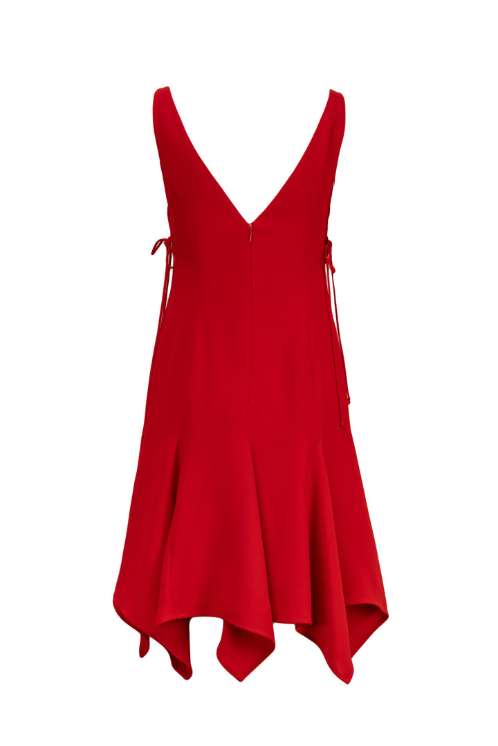 Wayne Clark Size 6 Lace Up Mini Dress