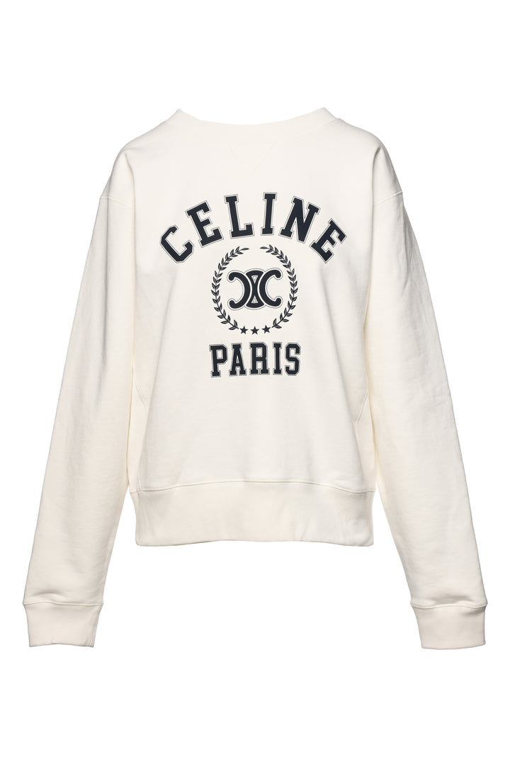 Celine Size XL Oversized Logo Sweatshirt