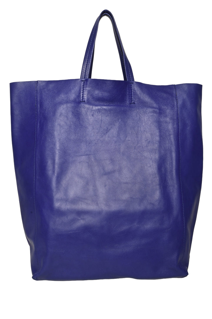 Celine 2010 Smooth Leather Vertical Cabas Tote