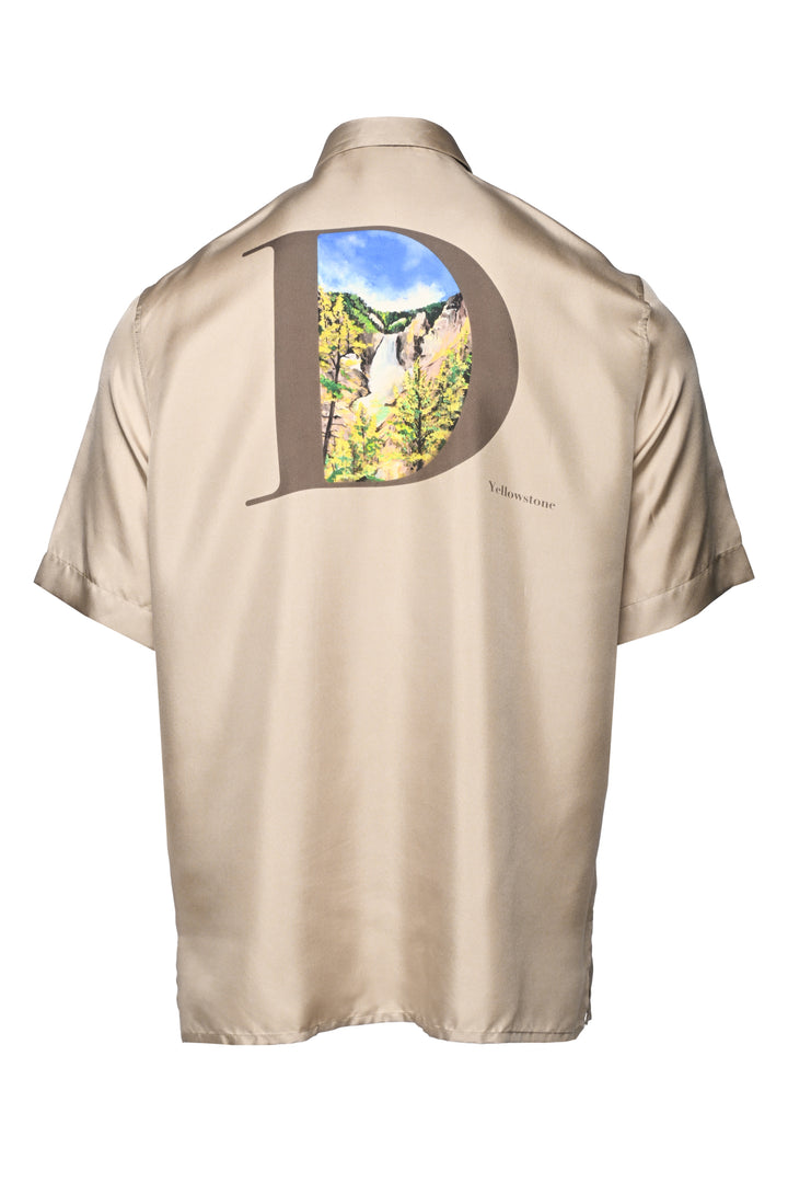 Christian Dior X Jack Kerovac Size 39 Men's 2022 Yellowstone Shirt Short Sleeve