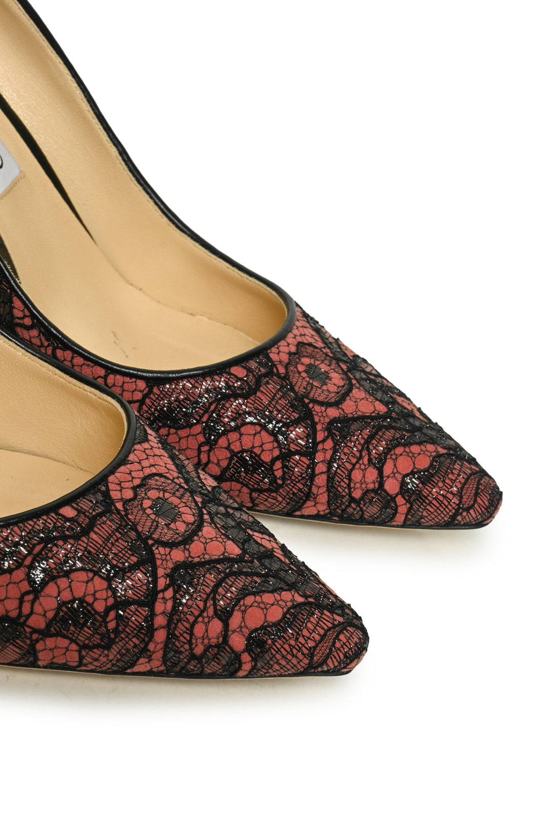 Jimmy Choo Size 40.5 Romy 85 Lace Pumps