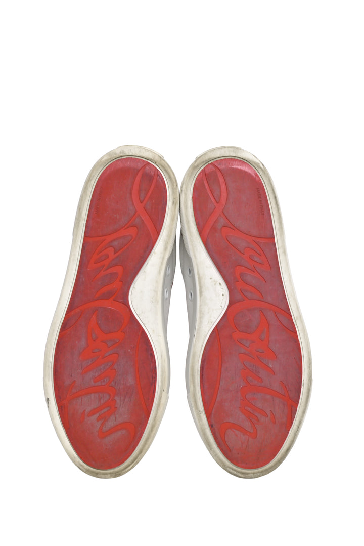 Christian Louboutin Size 38 Vieirissima 'Bianco Loubi' Sneaker