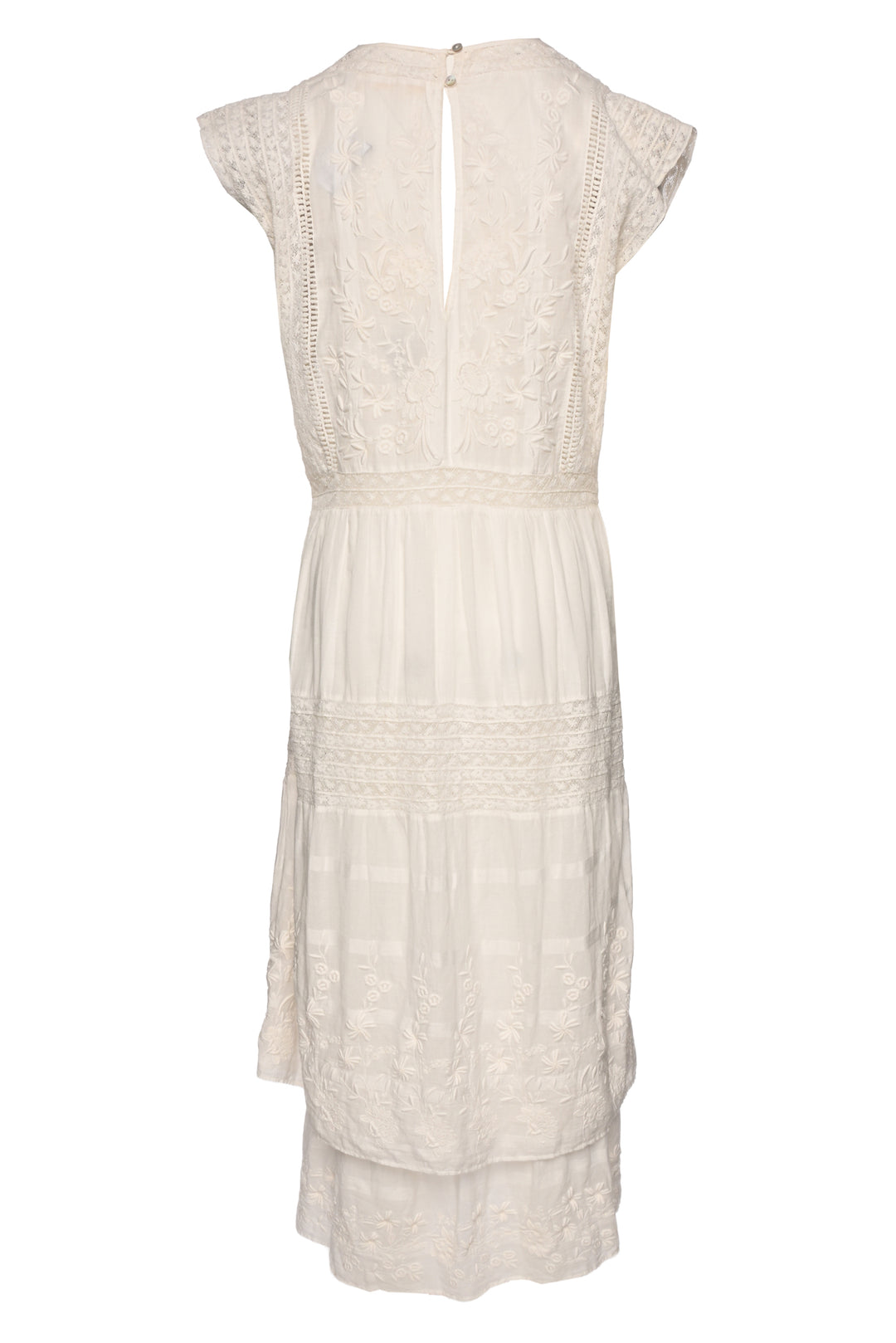 Love Shack Fancy Size S Cameron Maxi Floral Embroidered Dress
