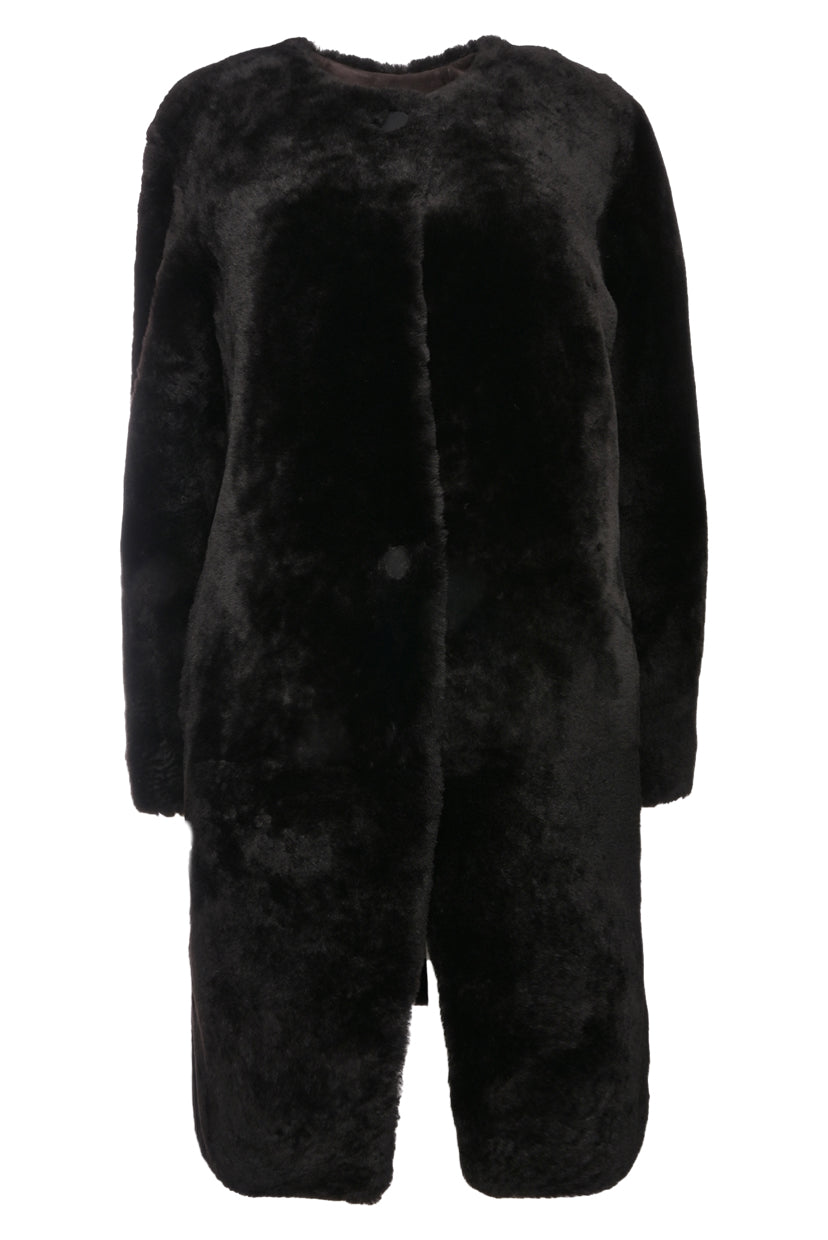Club Monaco Size S Sheep Shearling Coat