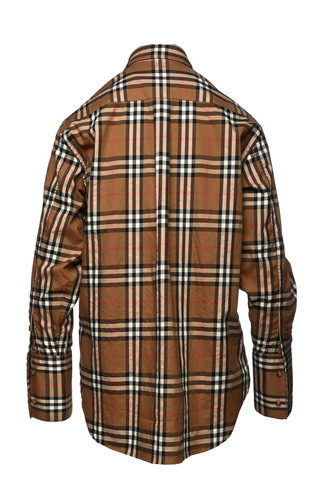 Burberry Size 2 Check Cotton Shirt