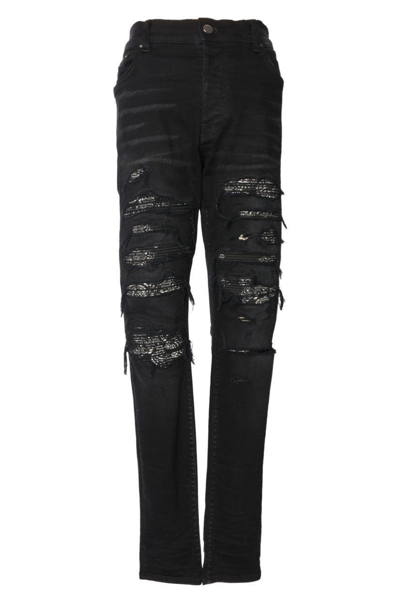 Amiri Size 32 Men's Bandana Print Jeans