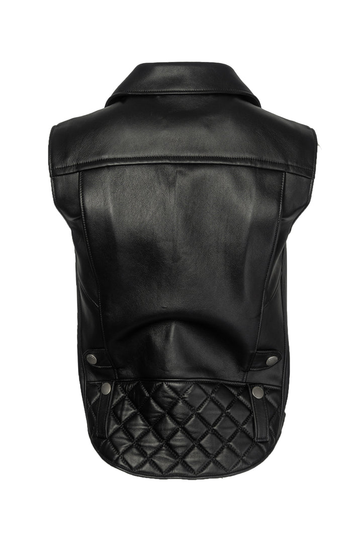 Coach Size XS Applique Biker Vest