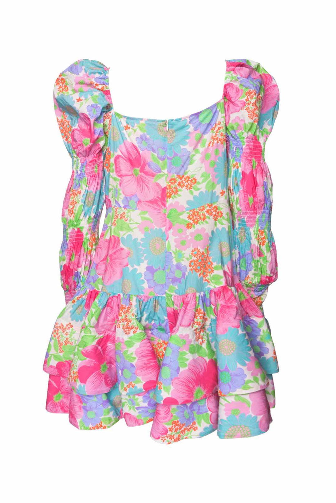 Selkie Size 1X Floral Mini Dress