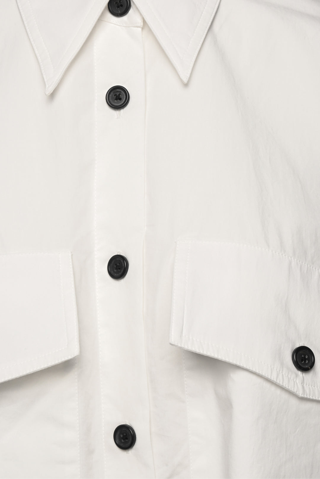 Khaite Size S Mahsha Cropped Cotton Shirt