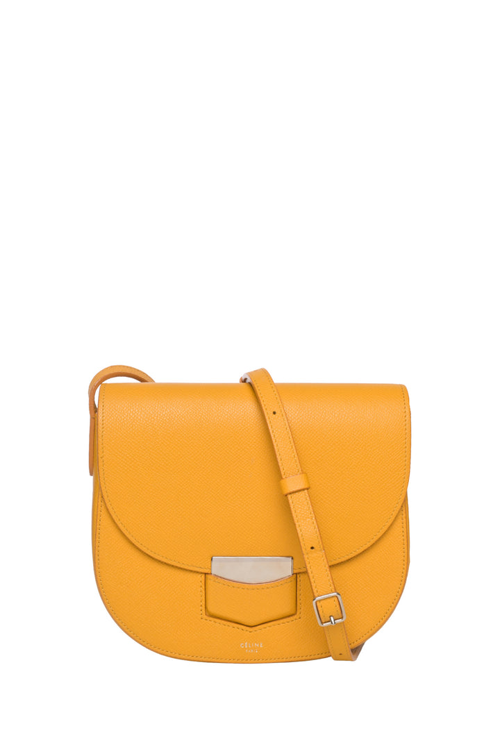 Celine 2016 Grained Calfskin Small Trotteur Crossbody