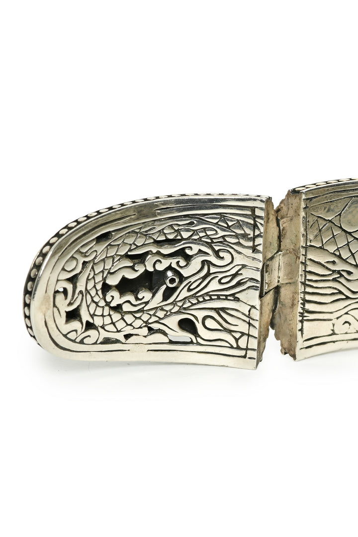 John Hardy Sterling Silver & 18K Gold Legends Naga Cuff Bracelet