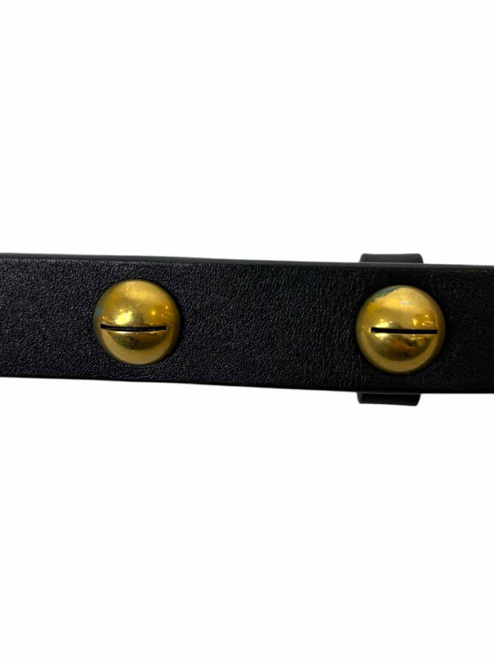 Dior Studded Leather Logo  Belt