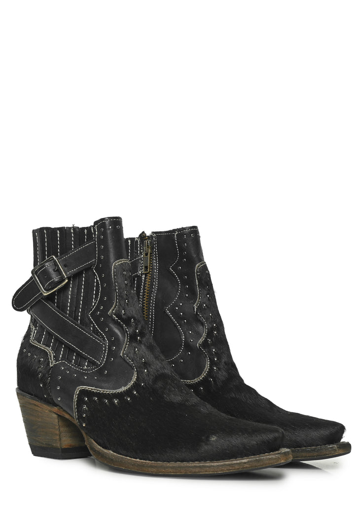 Free Bird Size 6 Morgan Pony Hair Ankle Boots