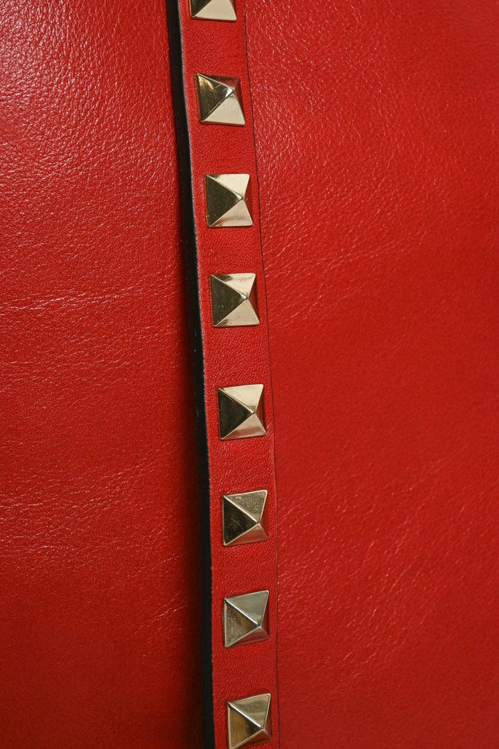 Valentino Vitello Rockstud Shopper Tote