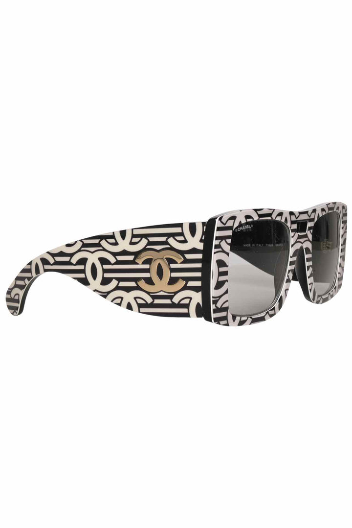 Chanel Acetate CC Logo Square Sunglasses
