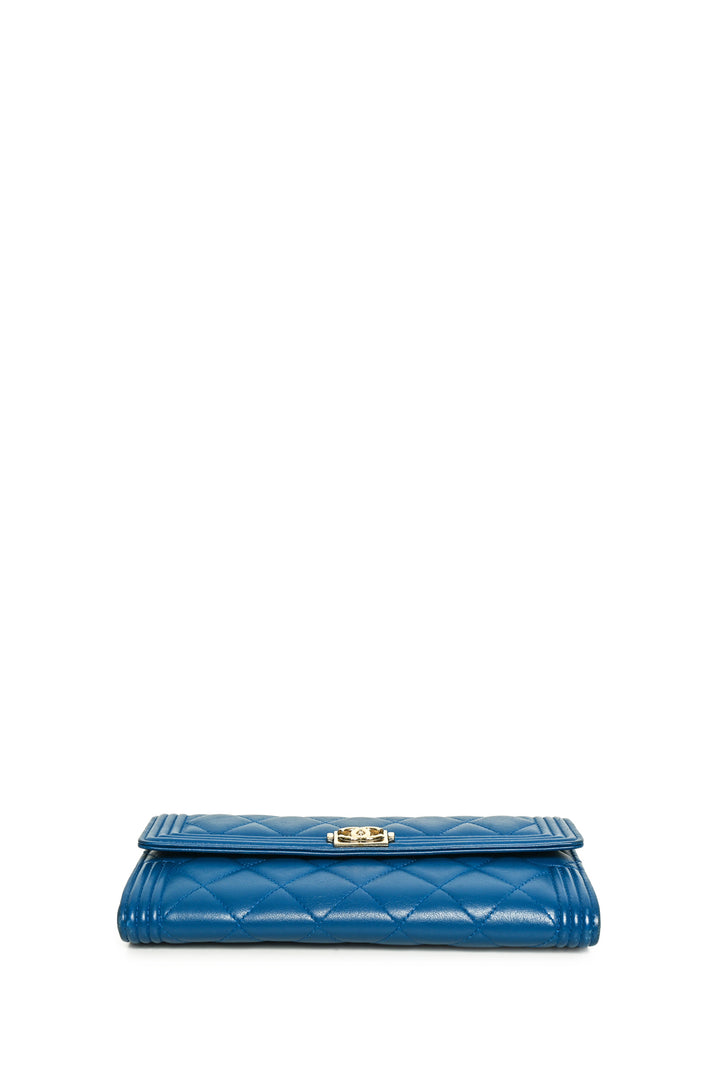 Chanel 2017-2018 Boy Flap Long Wallet
