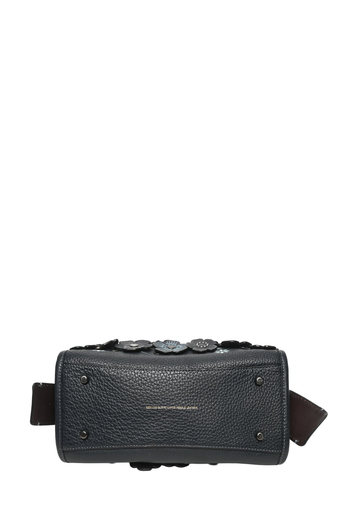 Coach 1941 Tea Rose Applique Rogue 25 Shoulder Bag