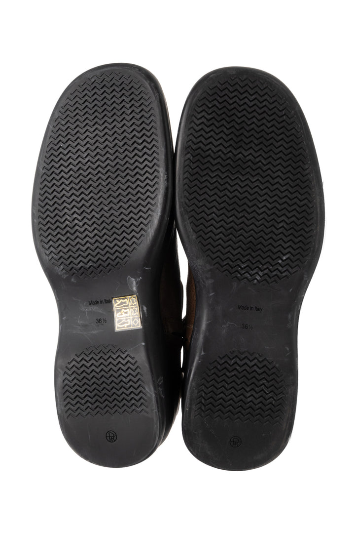 The Row Size 36.5 Town Leather Ankle Boots