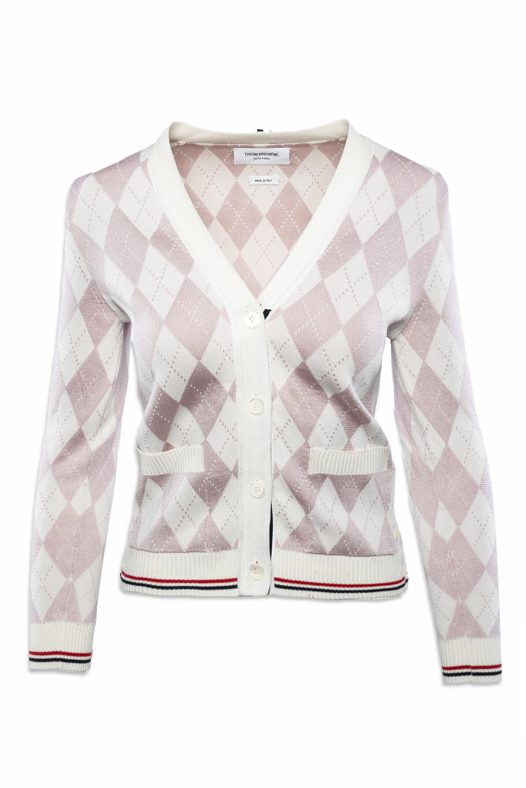 Thom Browne Size 36 Argyle Cardigan