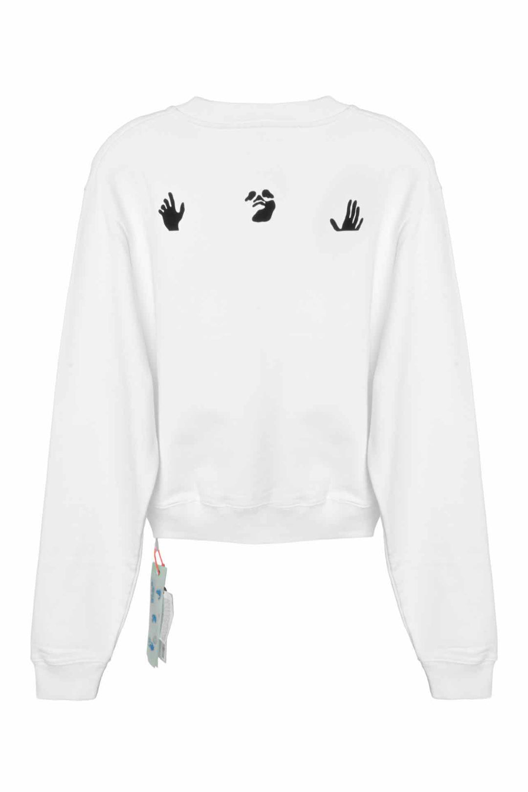 Off White Size S Boyfriends Cropped Sweatshirt
