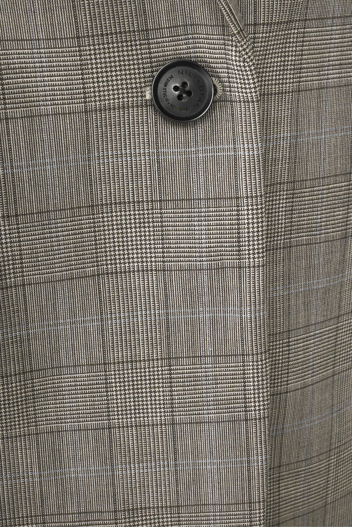 Nili Lotan Size 2 Diane Plaid Wool Blazer