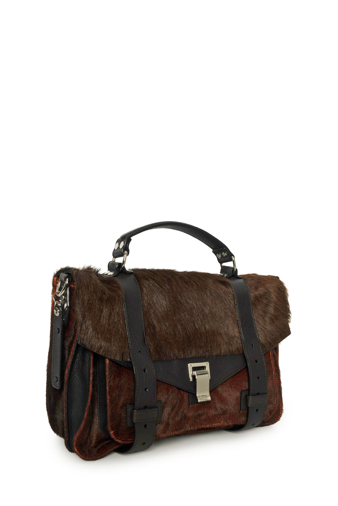 Proenza Schouler PS1 Medium Fur Mix Satchel