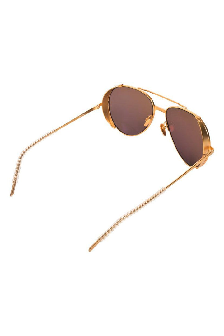 Linda Farrow Aviator Sunglasses