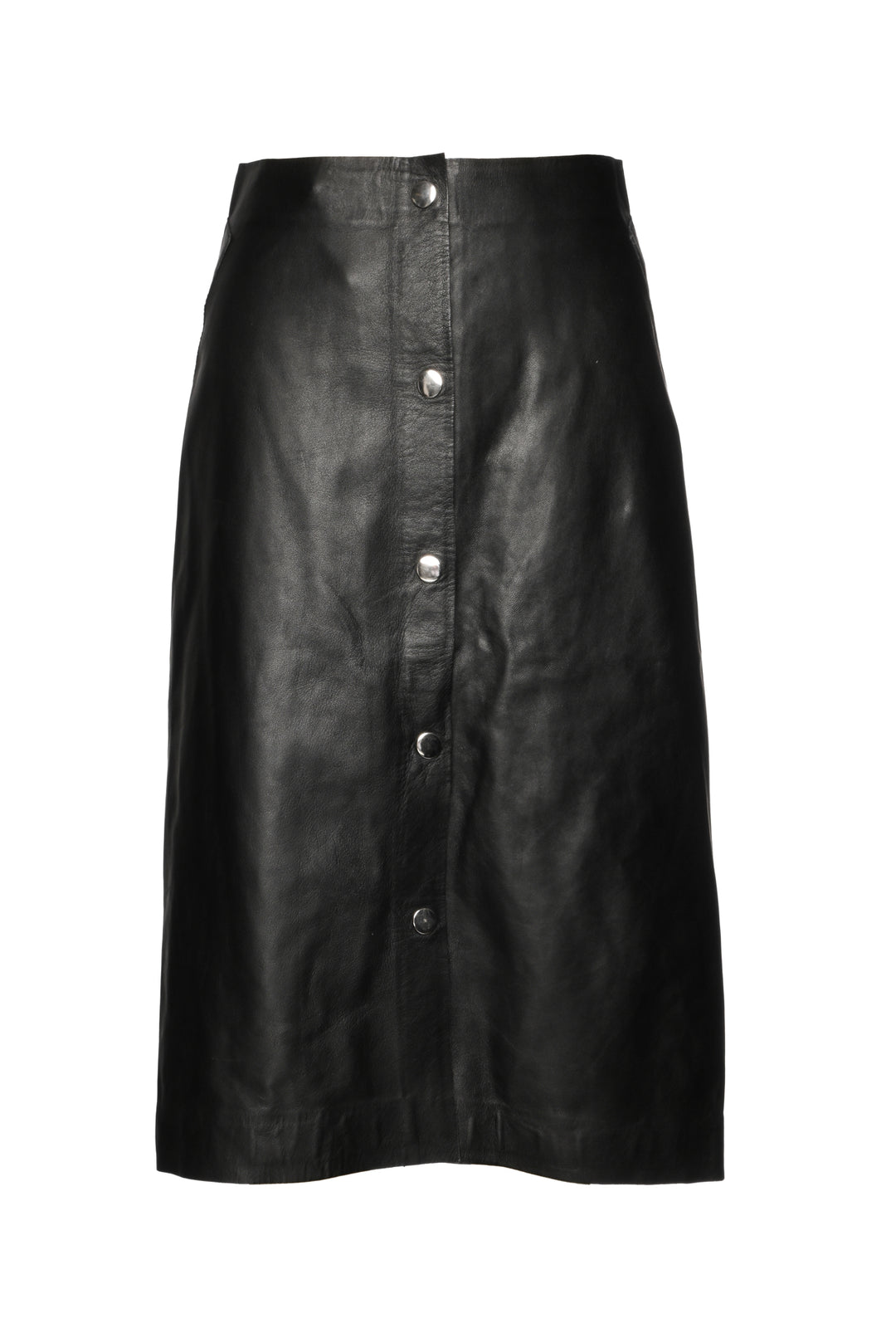 Victoria Beckham Size 0 Leather Midi Skirt