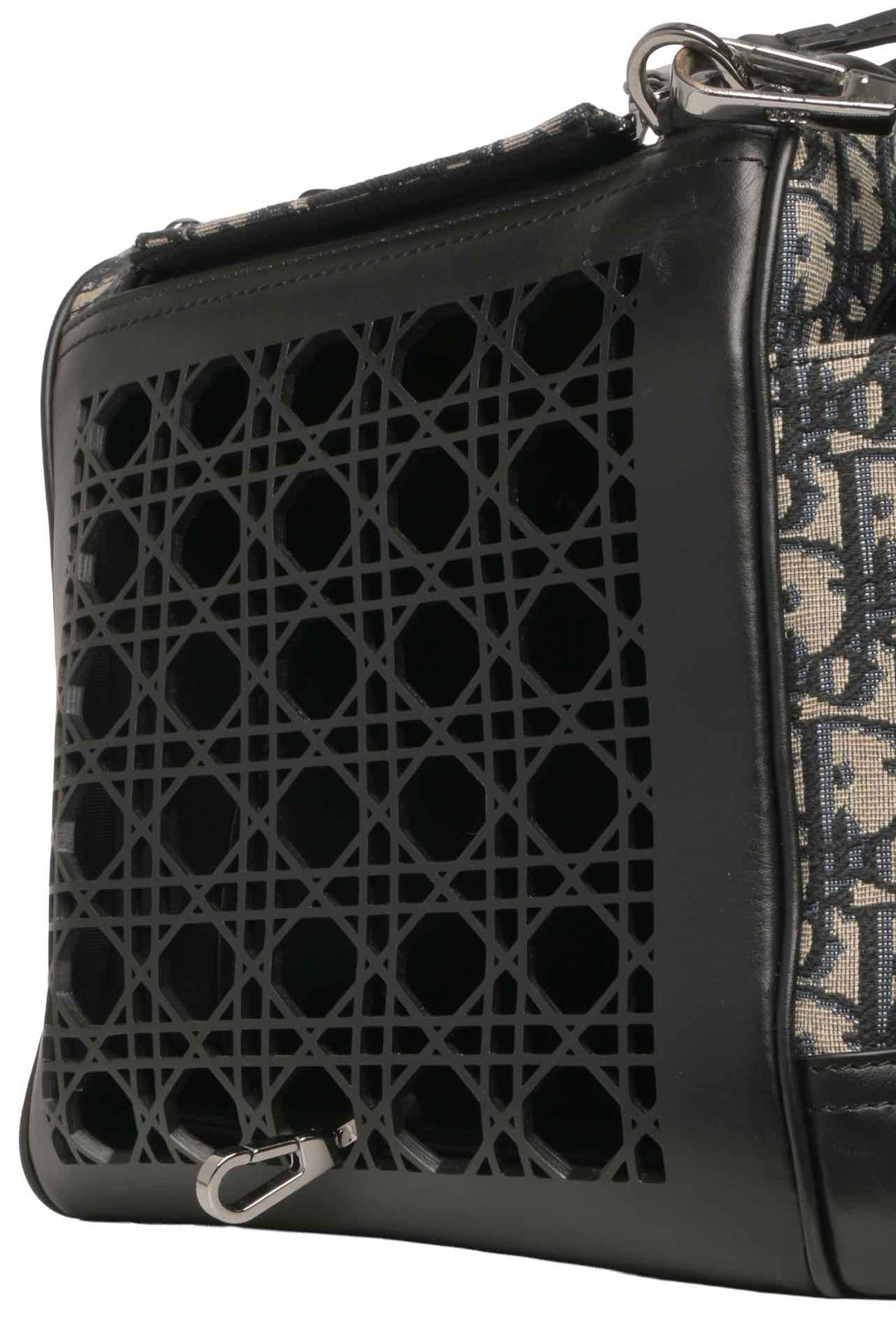 Dior Oblique Jacquard Hit The Road Pet Carrier Tote