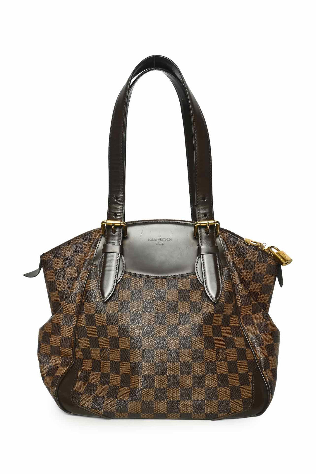 Louis Vuitton Damier Ebene Coated Canvas Verona MM Shoulder Bag