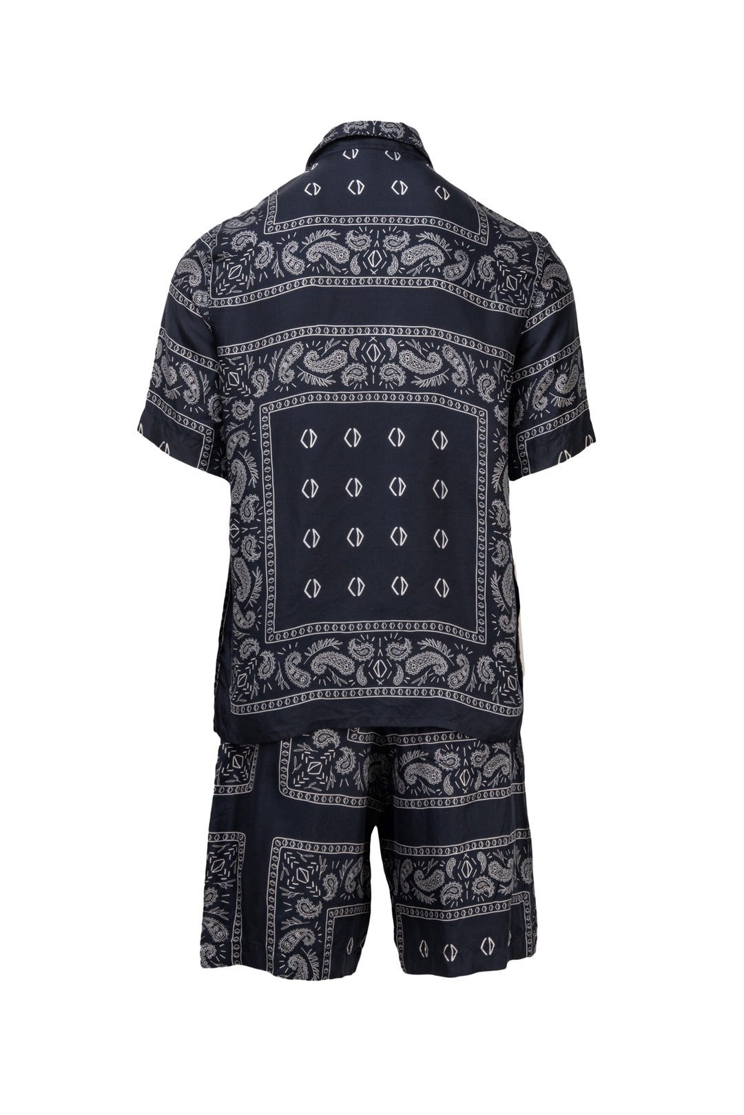 Dior x Cactus Jack Size S Men's Bandana Silk Short-Sleeved Shirt & Short Set