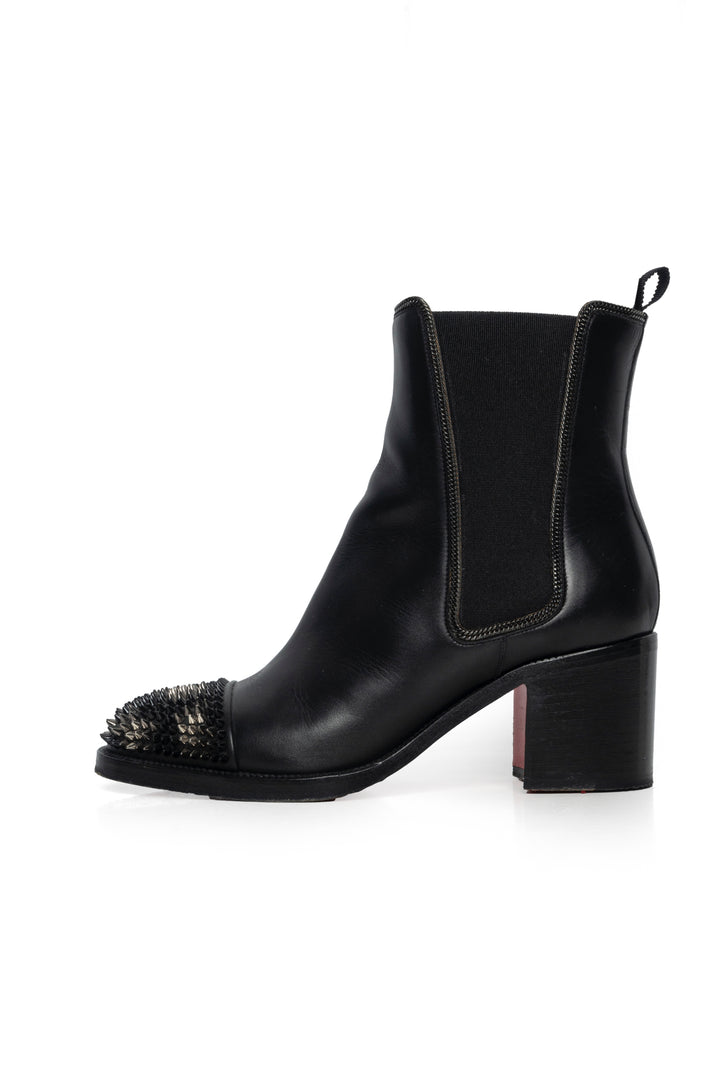 Christian Louboutin Size 36 Otaboo 70mm Spiked Toe Ankle Boots