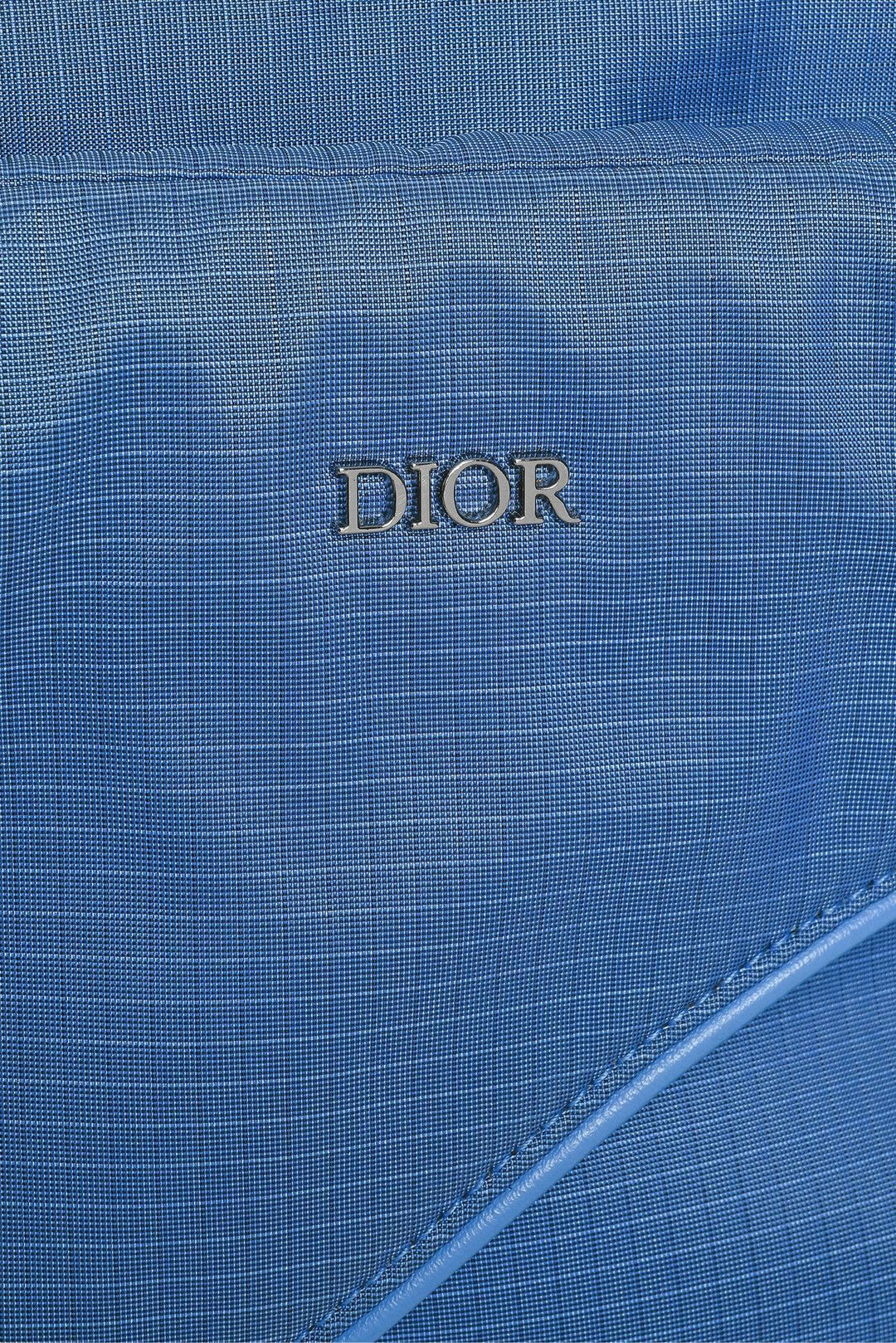 Dior 2019 Blue Nylon Saddle Universe Body Belt Bag
