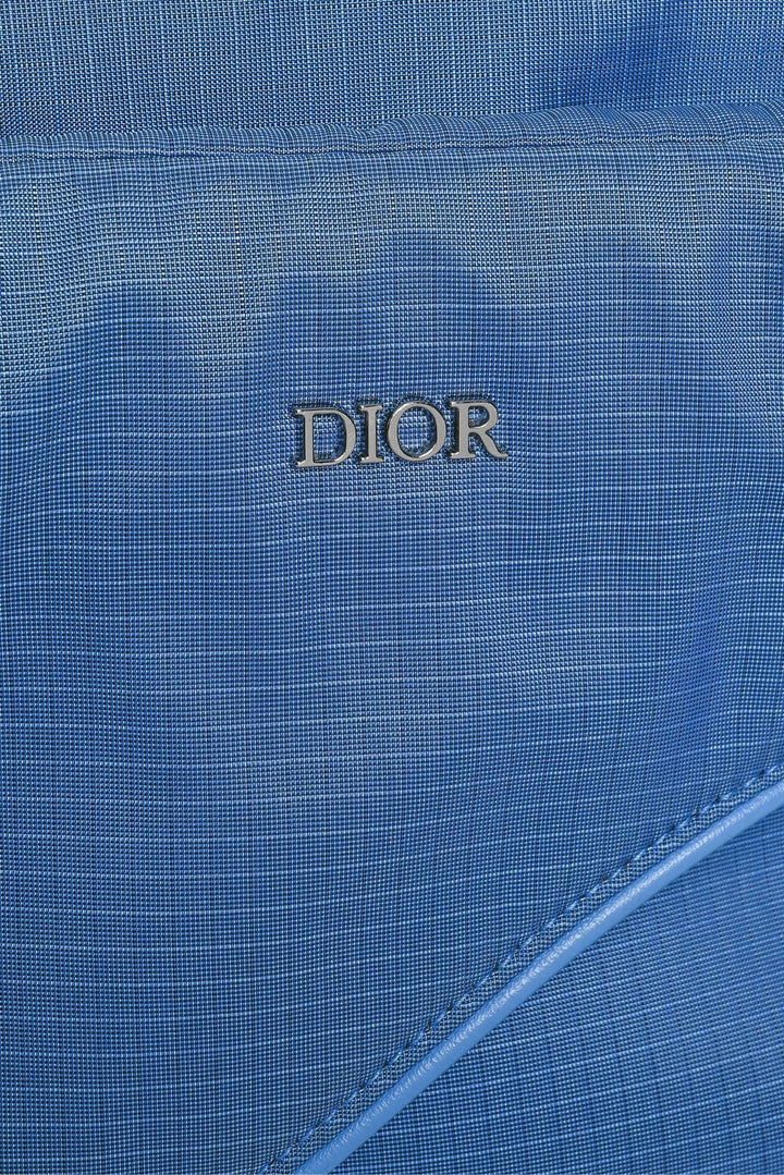 Dior 2019 Blue Nylon Saddle Universe Body Belt Bag