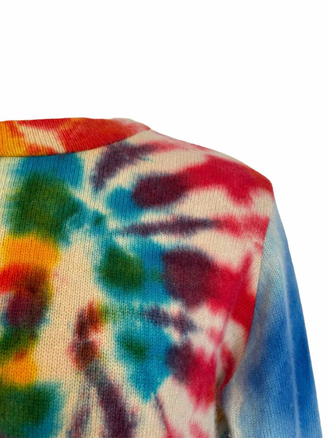 Elder Statesman Size L Men's Mordechai Rubinstein Tiedye Cashmere Crew Sweater