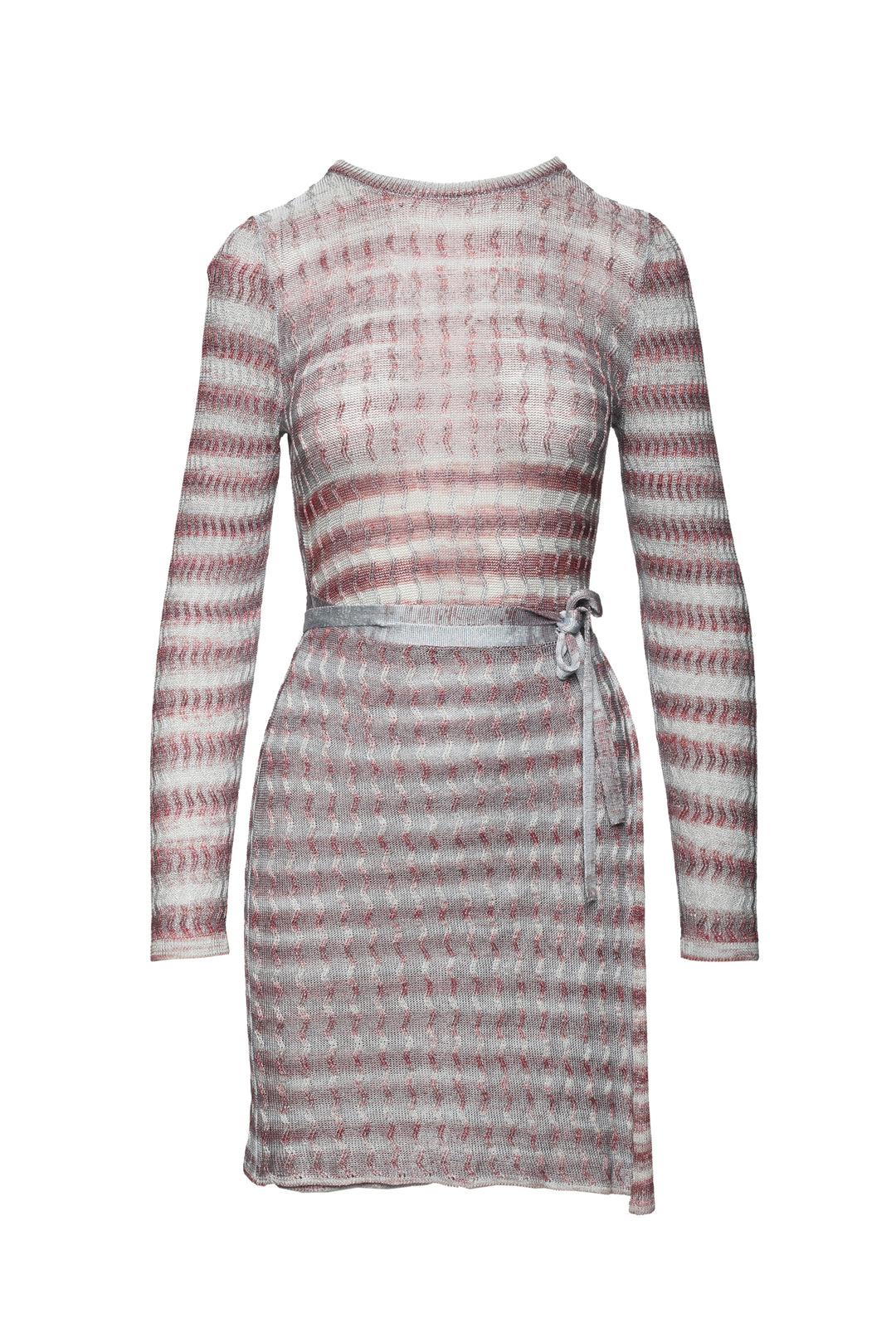 Eckhaus Latta Size S Mirage Wrap-Effect Knit Dress