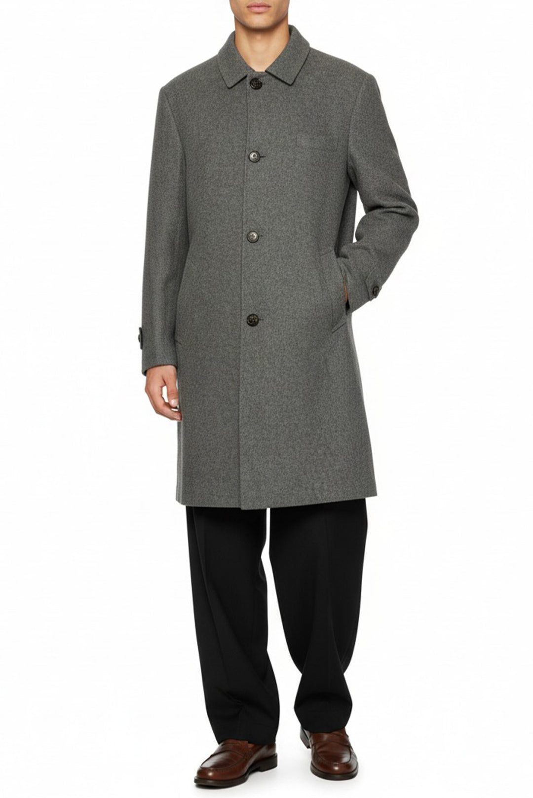 Brunello Cucinelli Size 40 Men's Cashmere & Nylon Reversible Coat