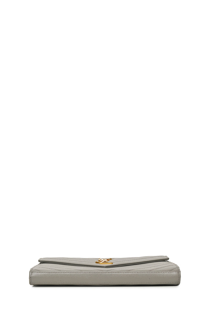 Saint Laurent 2016 Cassandre Matelasse Chain Wallet