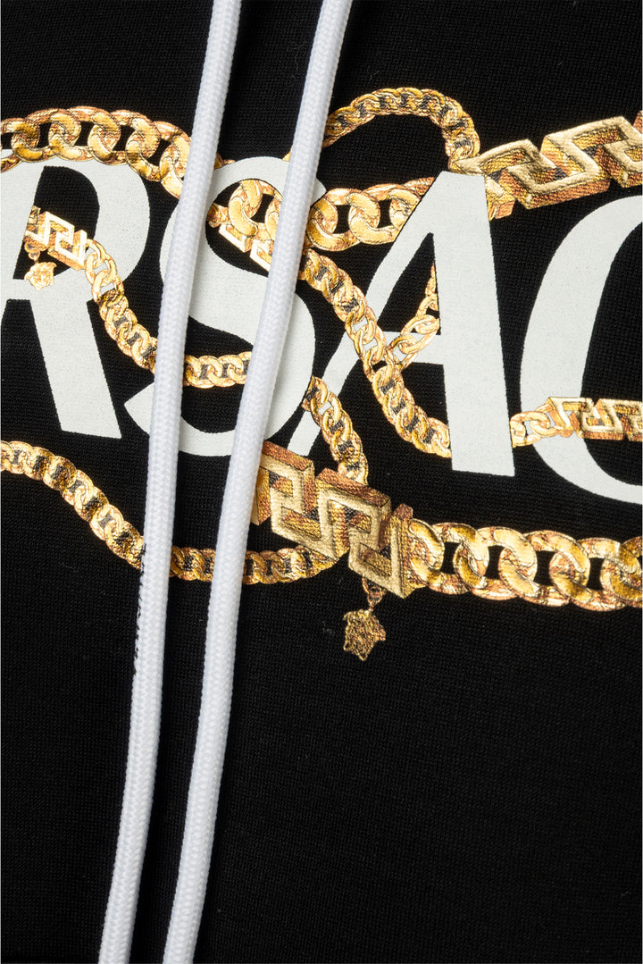 Versace Size 46 Logo Hoodie