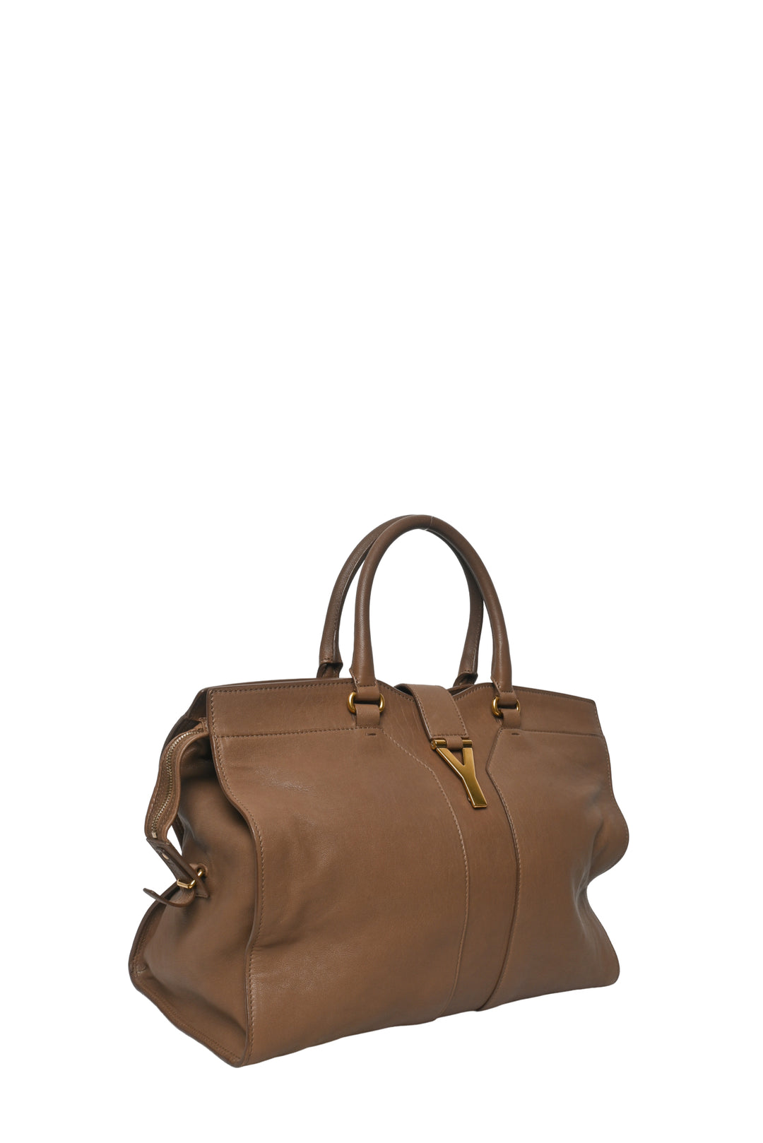Saint Laurent Leather Cabas Chyc Tote