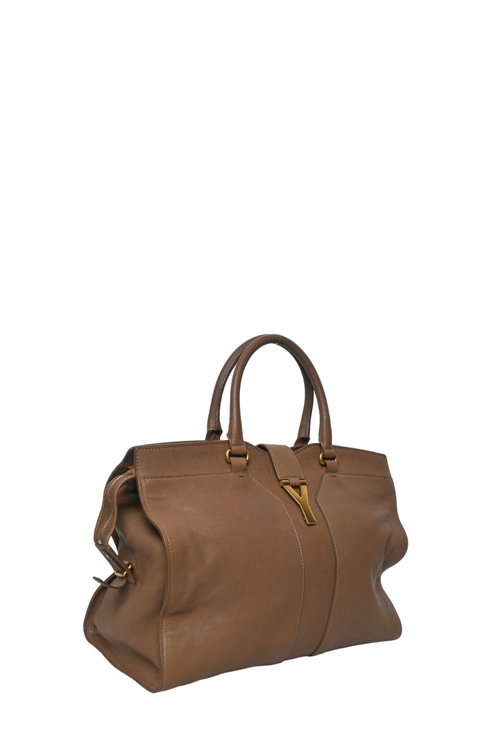Saint Laurent Leather Cabas Chyc Tote