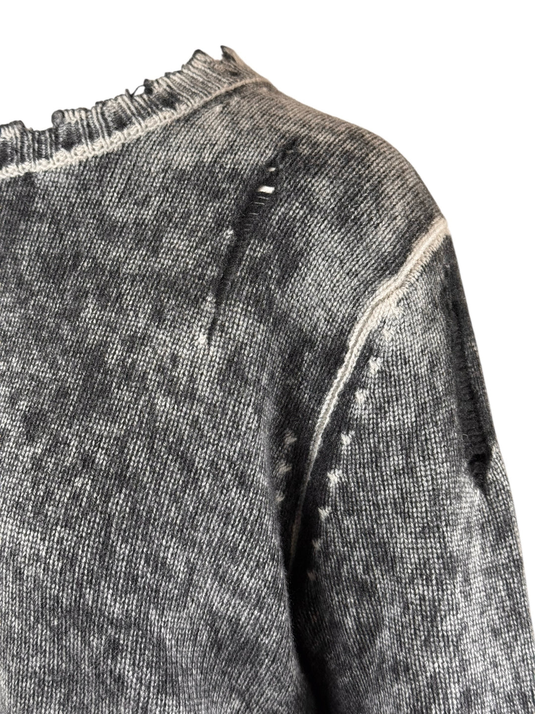 R13 Size S Faded Cashmere Crewneck Sweater