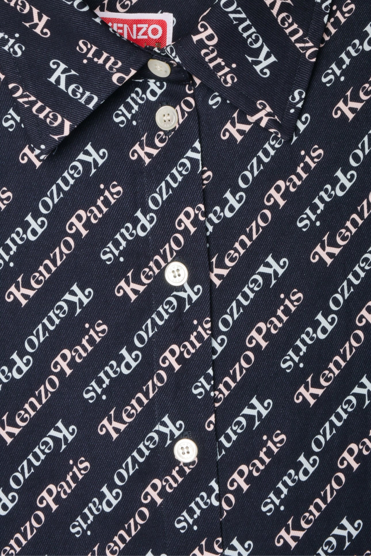 Kenzo x Verdy Size 34 Logo Print Shirt - Luxury Used Designer Tops