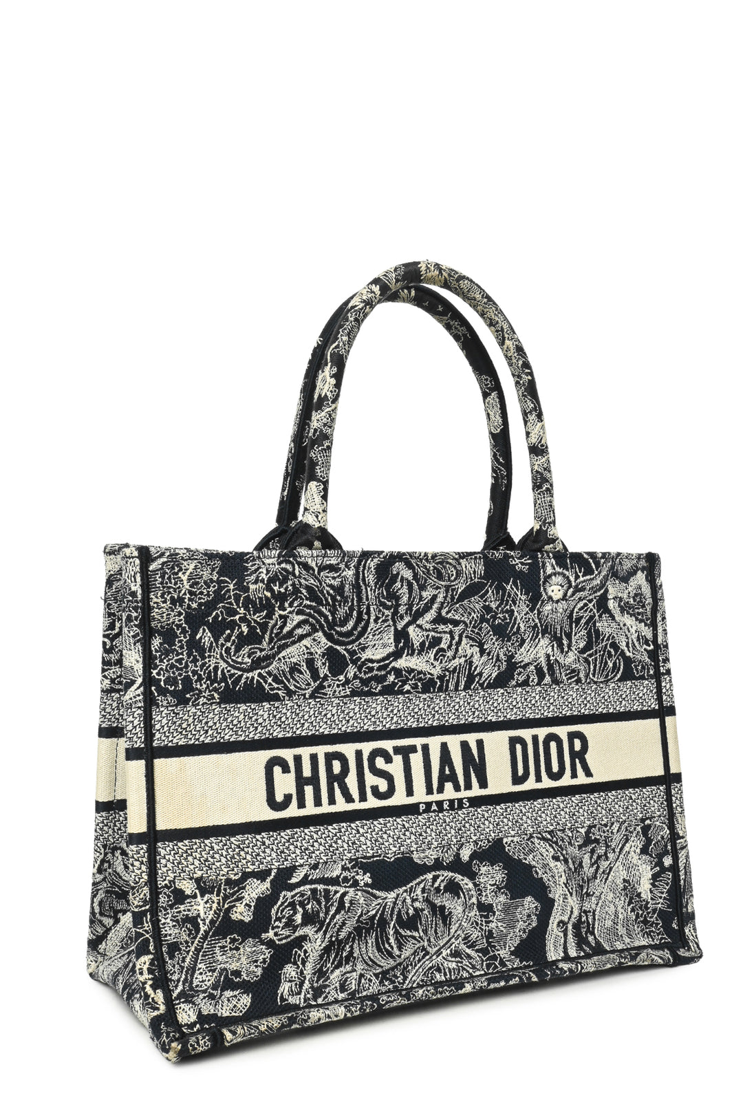 Dior 2022 Toile de Jouy Reverse Medium Book Tote