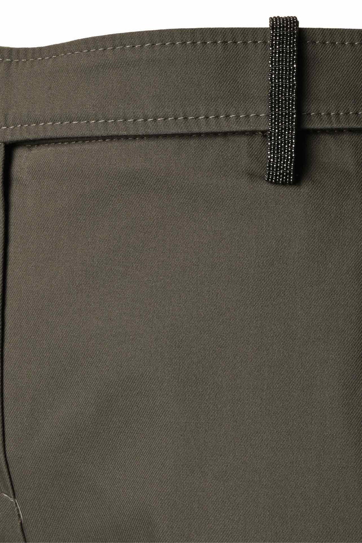 Brunello Cucinelli Size 4 Monili Trim Skinny Pants