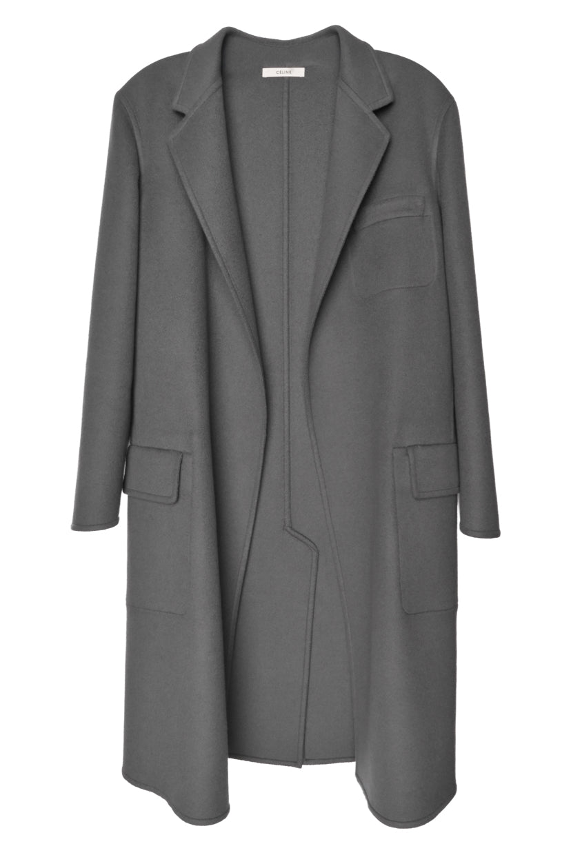 Celine Size 36 Mid Length Cashmere Coat