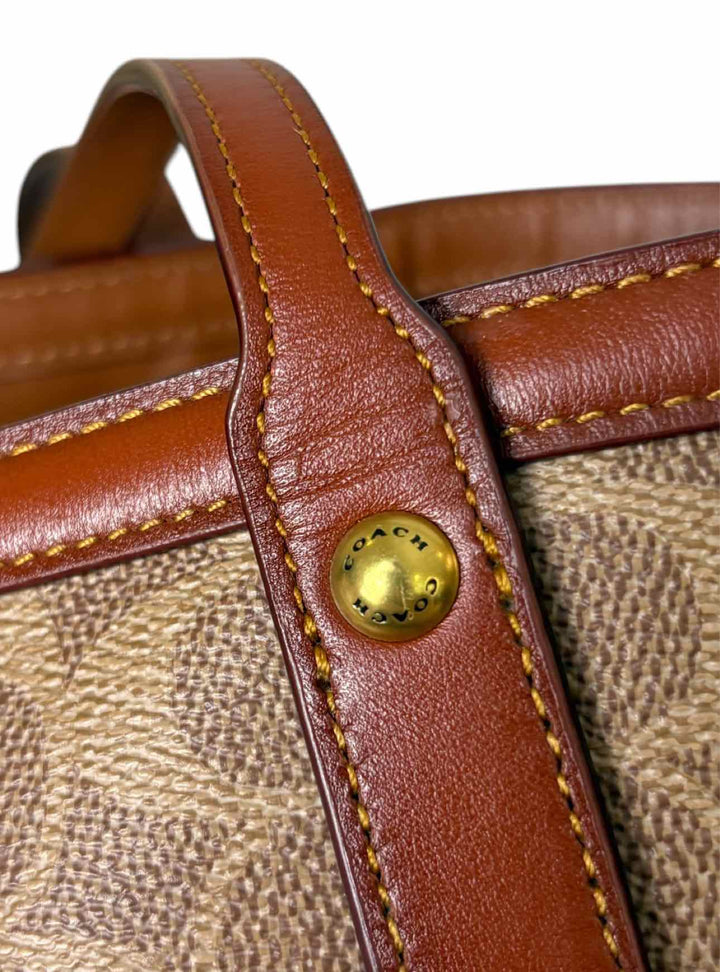 Coach Coated Canvas Market Tote Purse