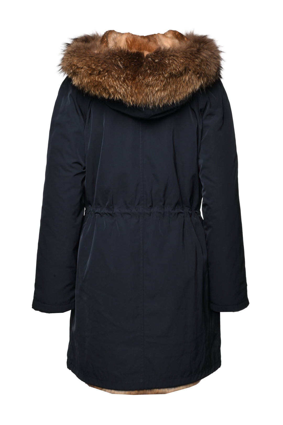 Army by Yves Salomon Size 36 Rabbit Fur Lined Coat