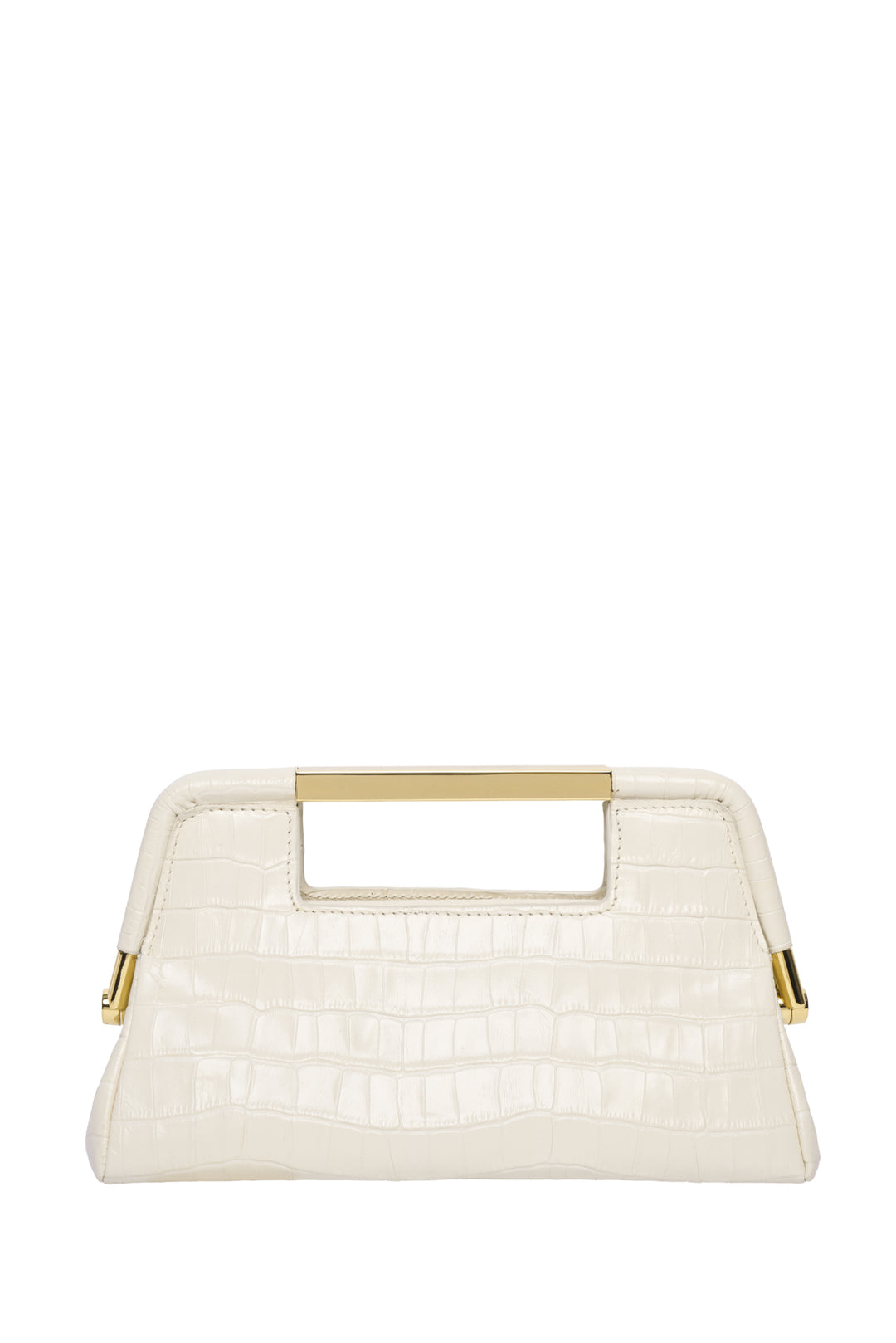Demellier London Croc Embossed Mini Seville Clutch
