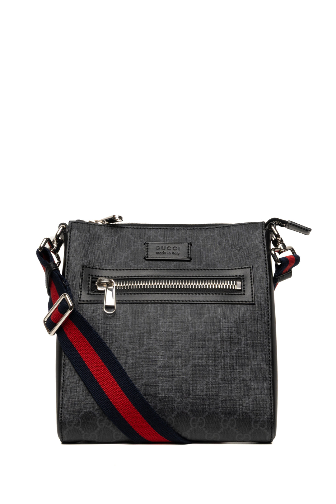 Gucci GG Supreme Flat Messenger Bag